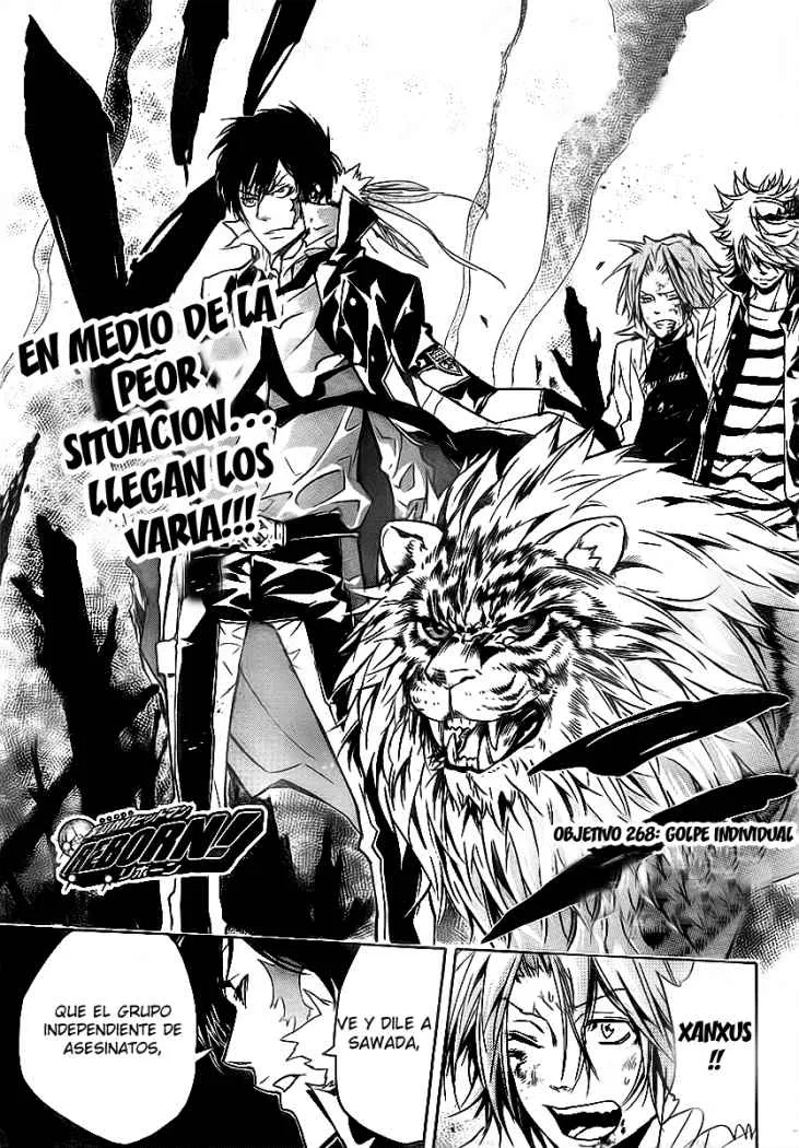 Katekyo Hitman Reborn! Capítulo 268 en Línea - página 1