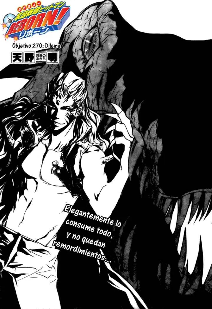 Katekyo Hitman Reborn! Capítulo 270 en Línea - página 1