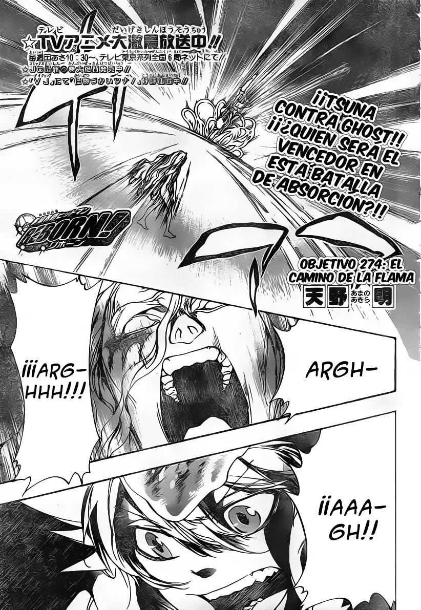 Katekyo Hitman Reborn! Capítulo 274 en Línea - página 1
