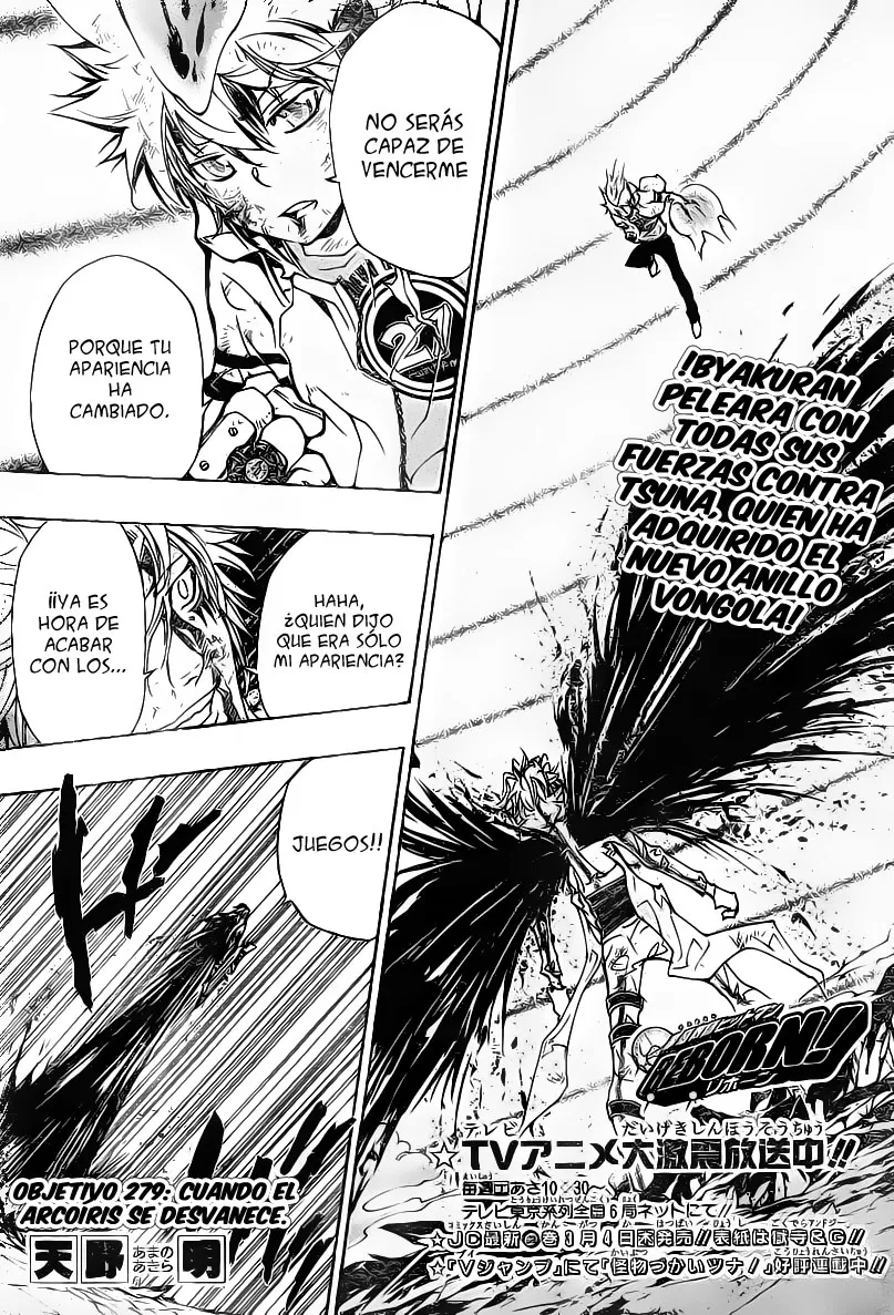 Katekyo Hitman Reborn! Capítulo 279 en Línea - página 1