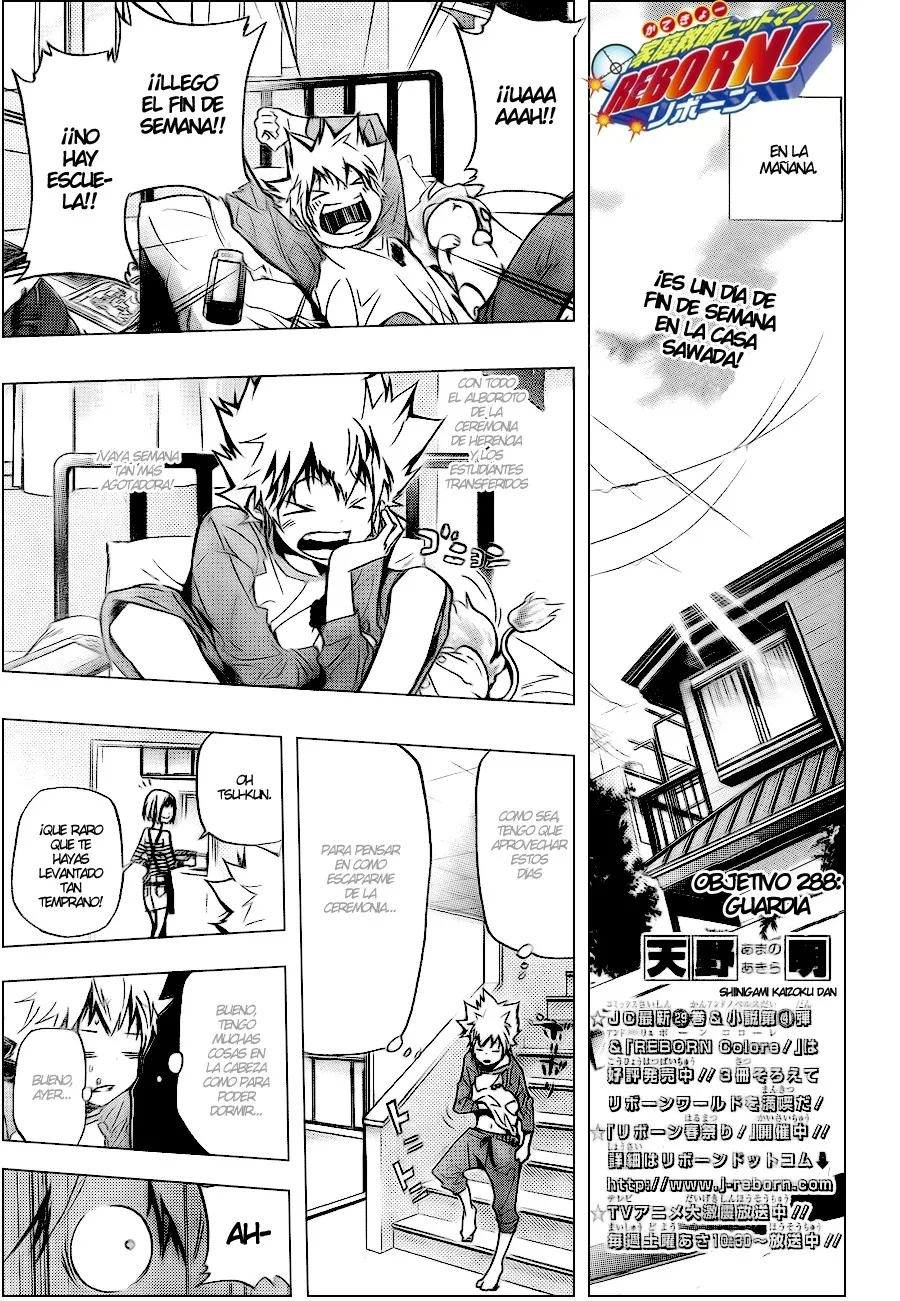 Katekyo Hitman Reborn! Capítulo 288 en Línea - página 1