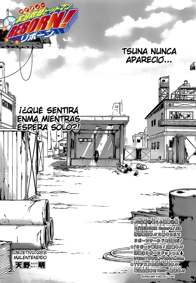 Katekyo Hitman Reborn! Capítulo 293 en Línea - página 1