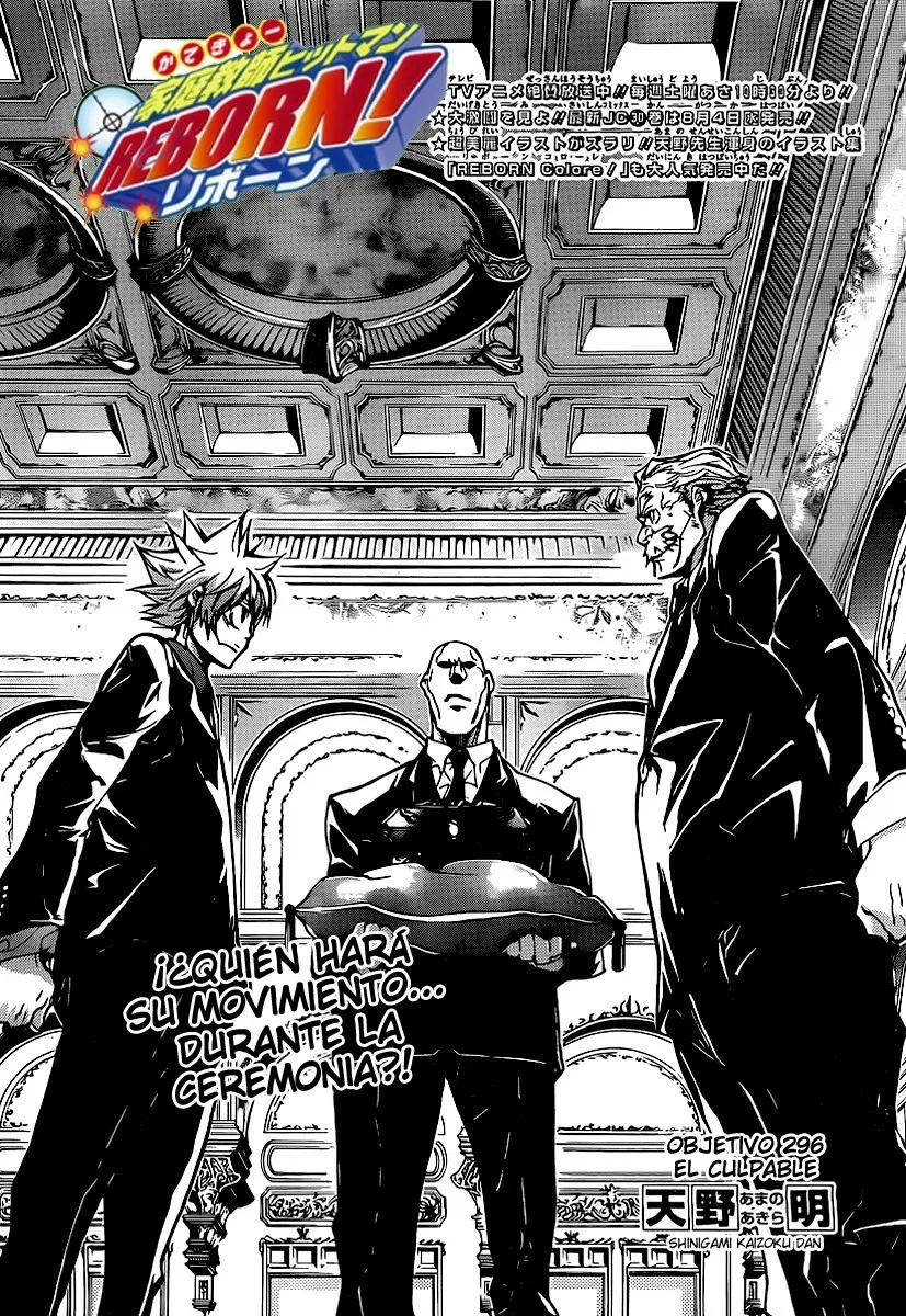 Katekyo Hitman Reborn! Capítulo 296 en Línea - página 1