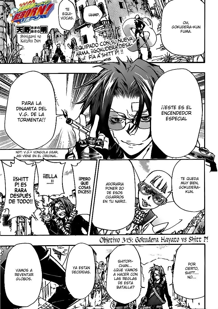 Katekyo Hitman Reborn! Capítulo 315 en Línea - página 1