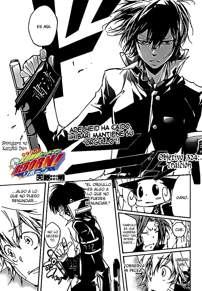Katekyo Hitman Reborn! Capítulo 324 en Línea - página 1