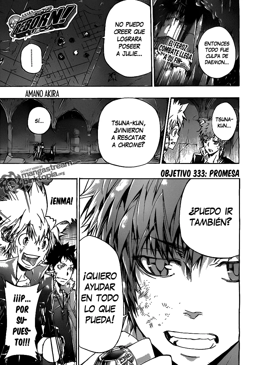 Katekyo Hitman Reborn! Capítulo 333 en Línea - página 1