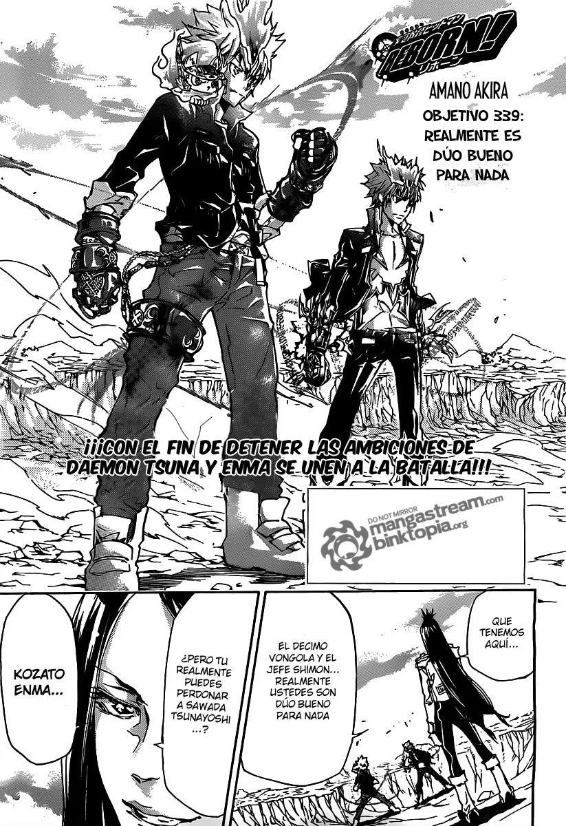 Katekyo Hitman Reborn! Capítulo 339 en Línea - página 1