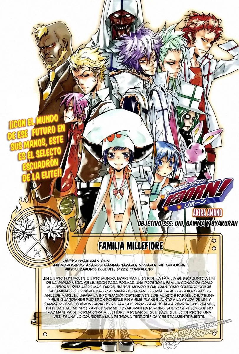 Katekyo Hitman Reborn! Capítulo 355 en Línea - página 1