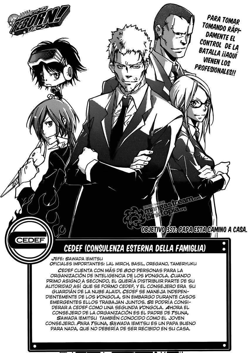 Katekyo Hitman Reborn! Capítulo 357 en Línea - página 1