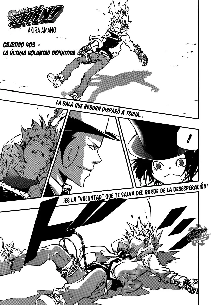 Katekyo Hitman Reborn! Capítulo 403 en Línea - página 1