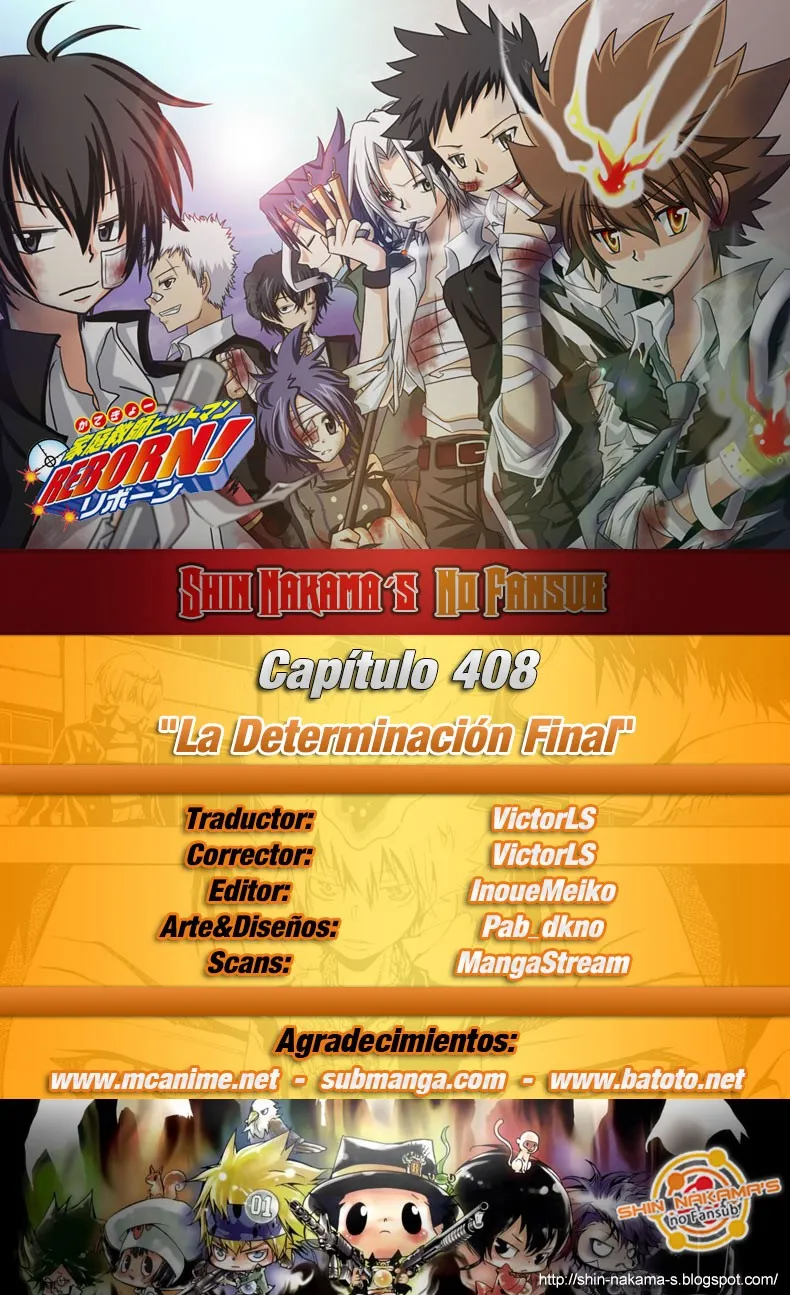 Katekyo Hitman Reborn! Capítulo 408 en Línea - página 1
