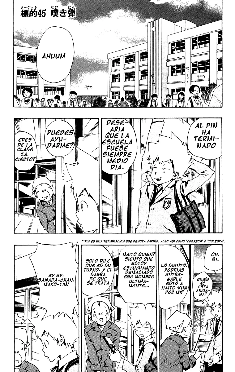 Katekyo Hitman Reborn! Capítulo 45 en Línea - página 1