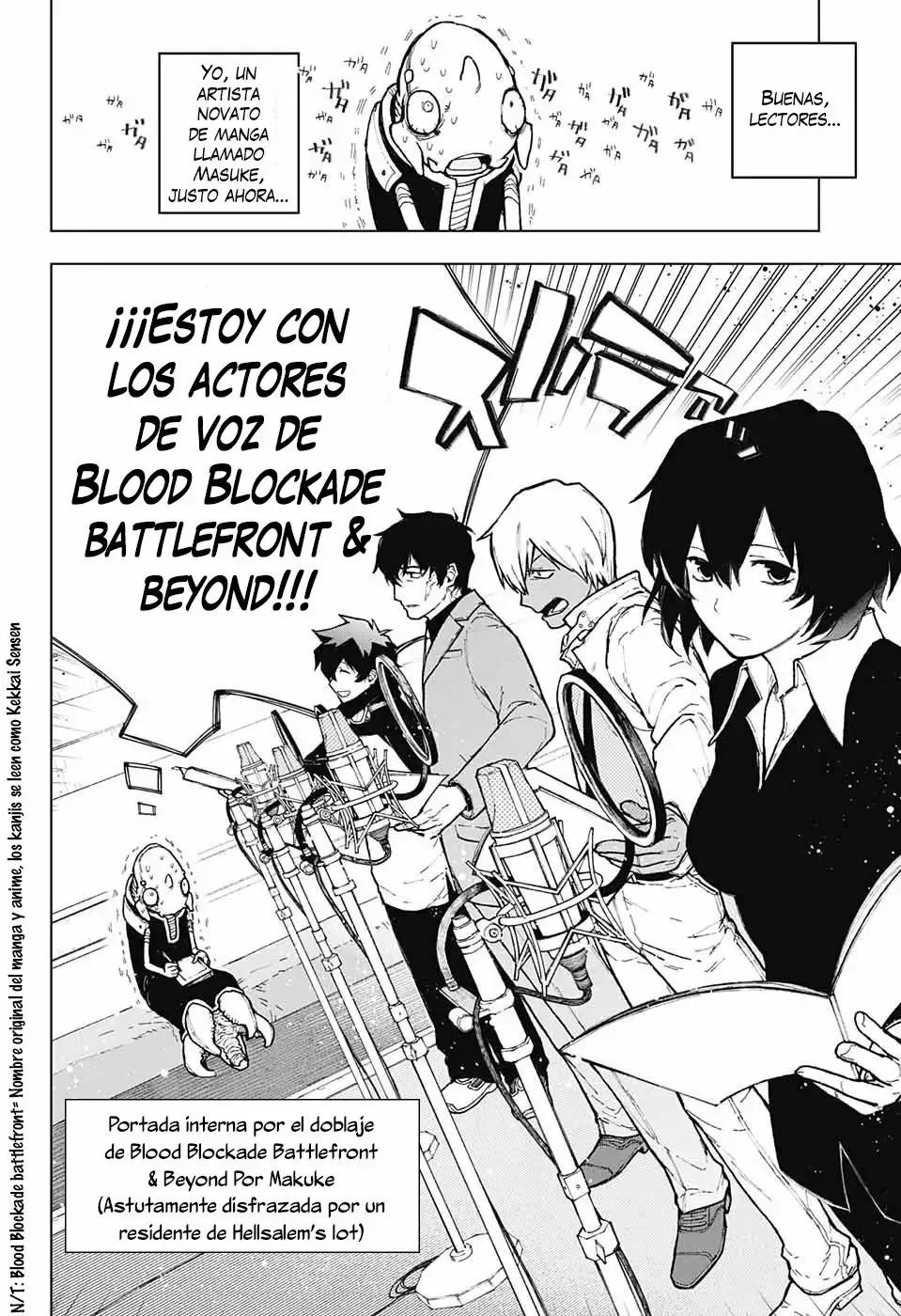 Kekkai Sensen Back 2 Back Capítulo 13.5 en Línea - página 1