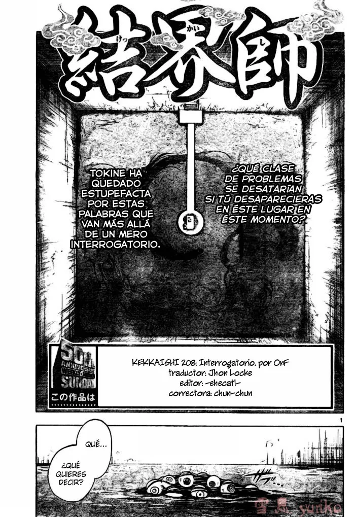 Kekkaishi Capítulo 208 en Línea - página 1