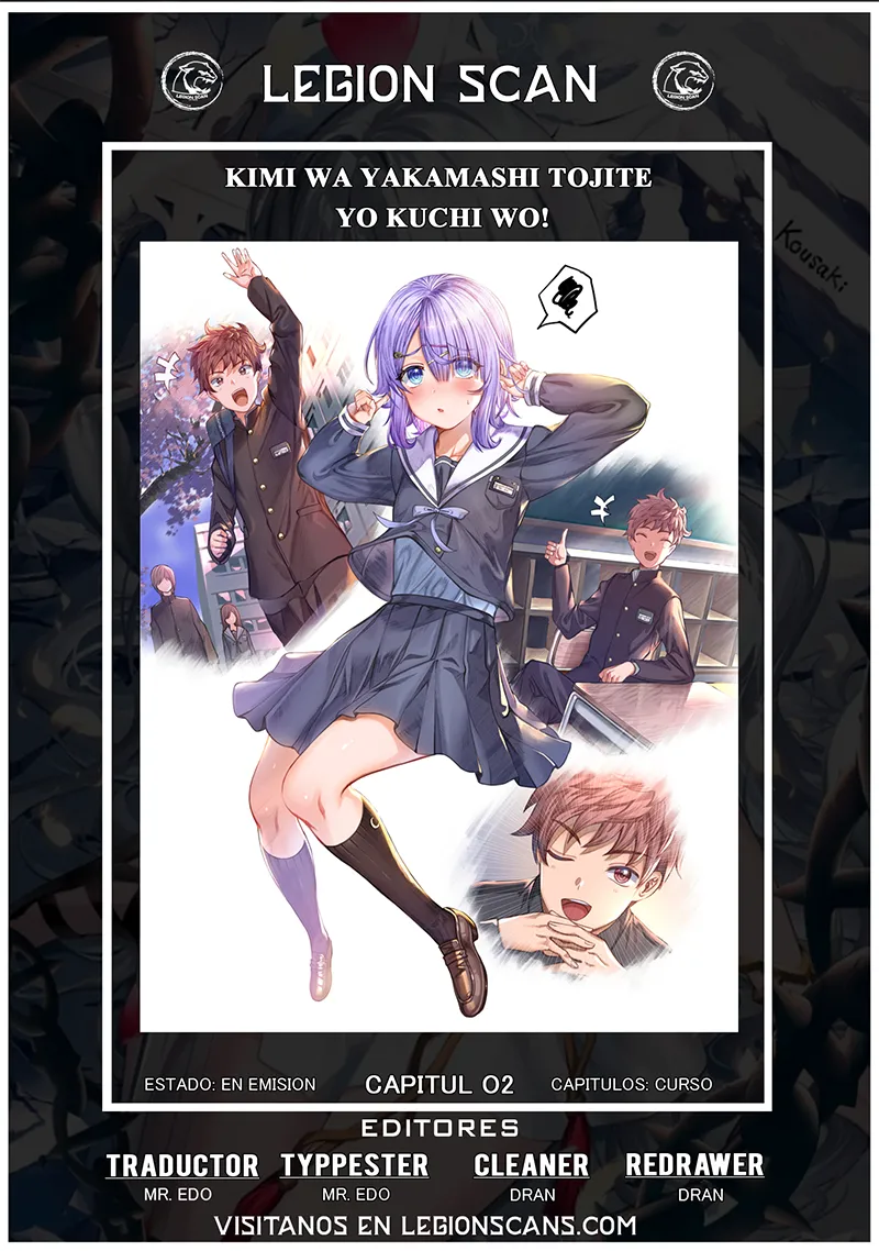 Kimi wa Yakamashi Tojite yo Kuchi wo! Capítulo 2 en Línea - página 1