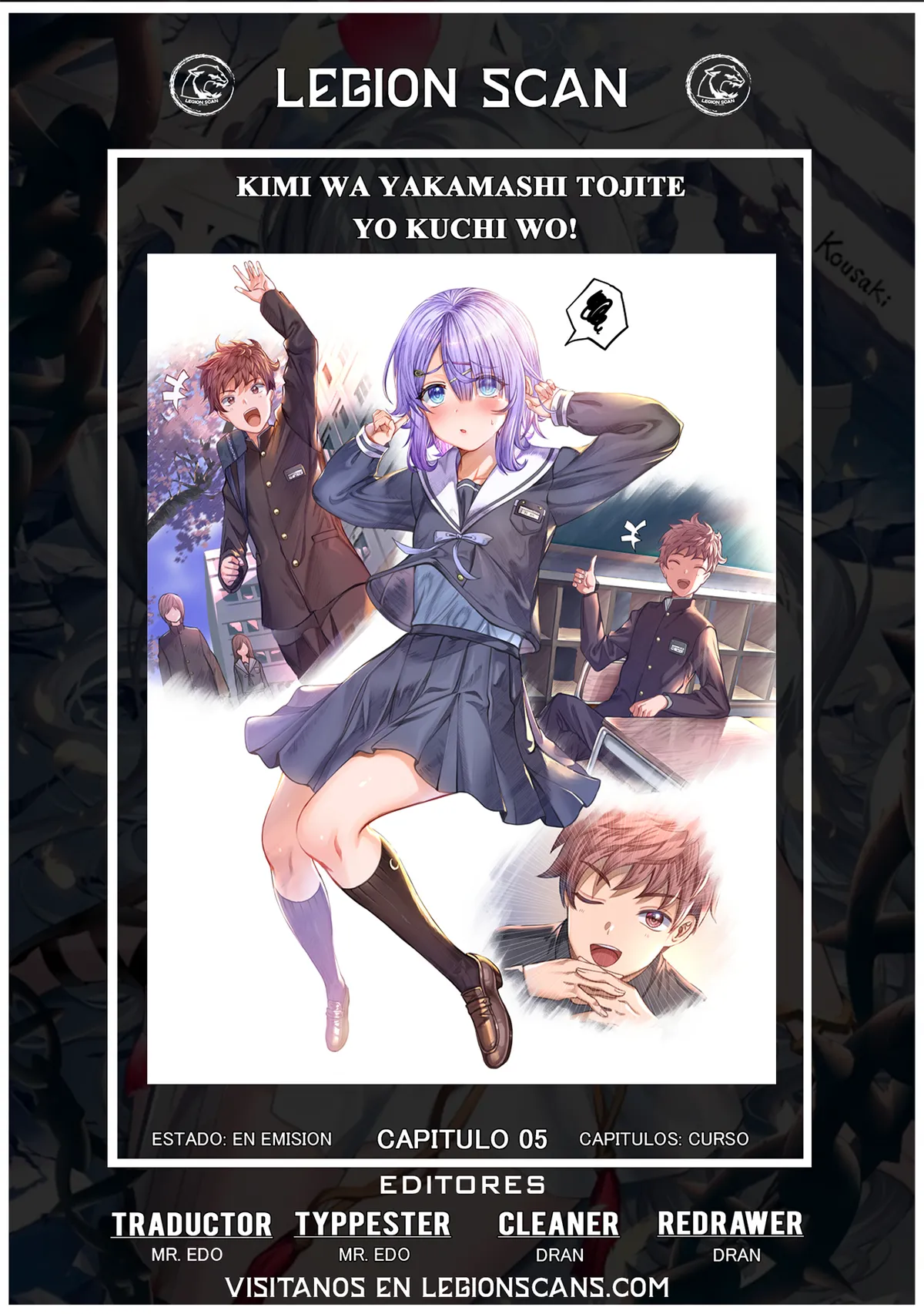 Kimi wa Yakamashi Tojite yo Kuchi wo! Capítulo 5 en Línea - página 1