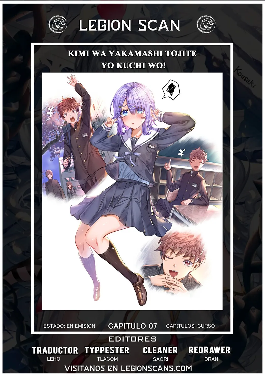 Kimi wa Yakamashi Tojite yo Kuchi wo! Capítulo 7 en Línea - página 1