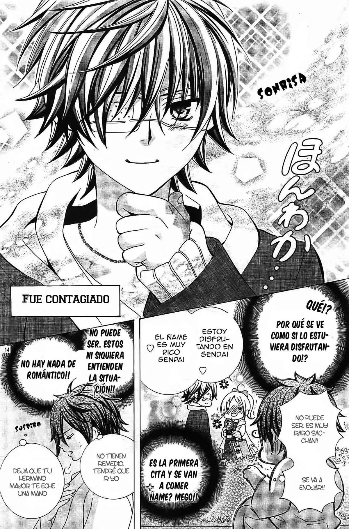 Kobayashi ga Kawai Sugite Tsurai!! Capítulo 18 en Línea - página 14