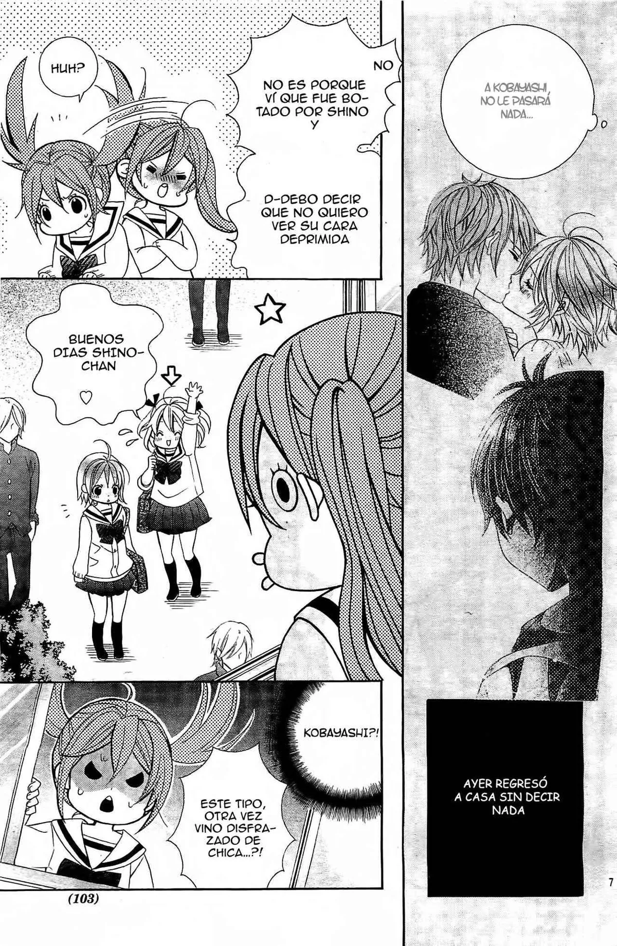 Kobayashi ga Kawai Sugite Tsurai!! Capítulo 21 en Línea - página 9