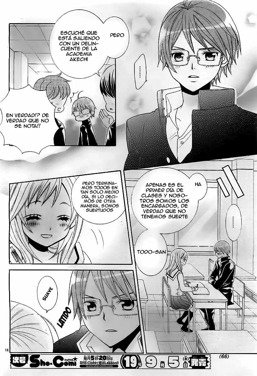Kobayashi ga Kawai Sugite Tsurai!! Capítulo 24 en Línea - página 14