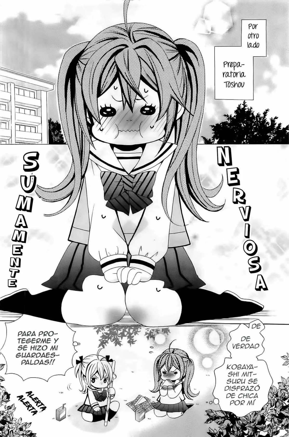 Kobayashi ga Kawai Sugite Tsurai!! Capítulo 32 en Línea - página 7