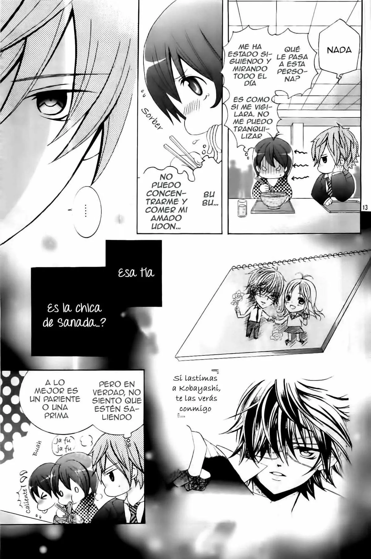 Kobayashi ga Kawai Sugite Tsurai!! Capítulo 32 en Línea - página 15
