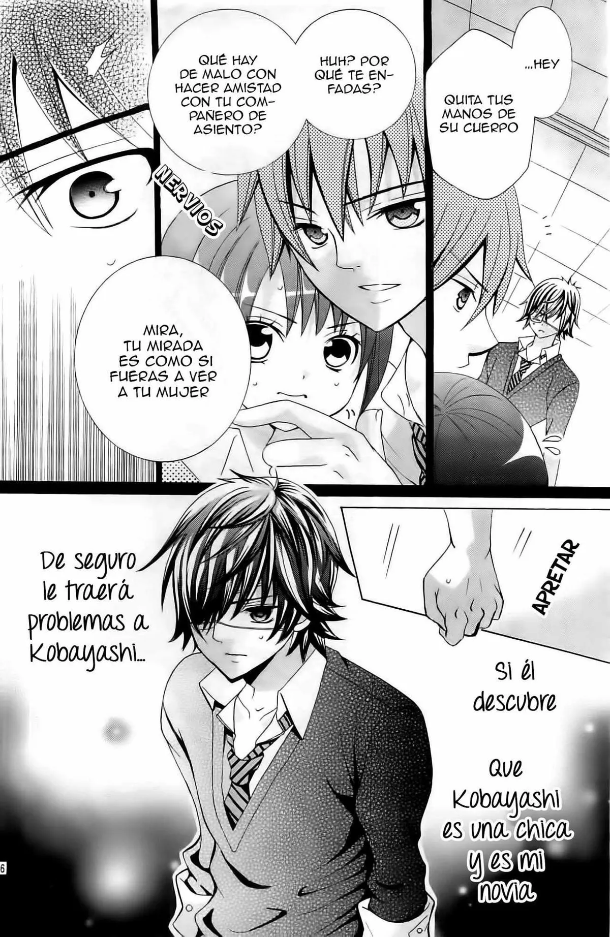 Kobayashi ga Kawai Sugite Tsurai!! Capítulo 32 en Línea - página 18