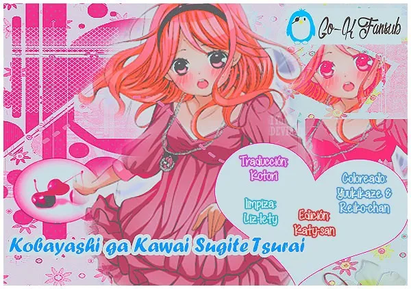 Kobayashi ga Kawai Sugite Tsurai!! Capítulo 58 en Línea - página 1