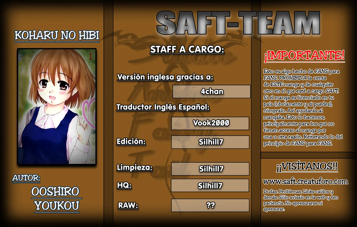 Koharu no Hibi Capítulo 22 en Línea - página 1