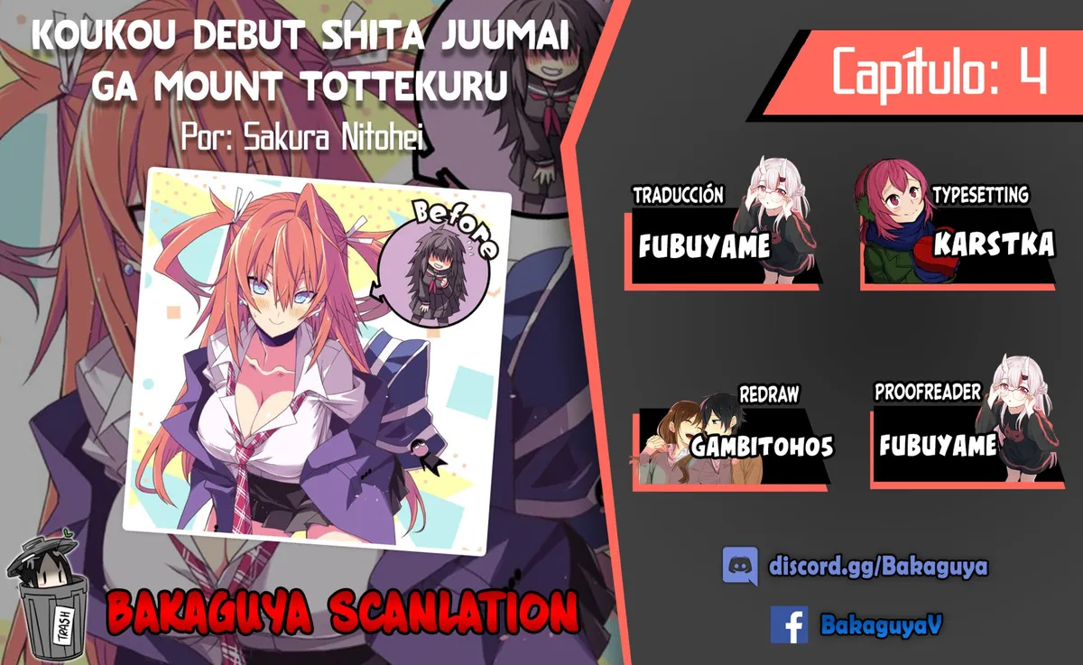 Kōkō debyū shita jūmai ga maunto totte kuru. Capítulo 4 en Línea - página 1
