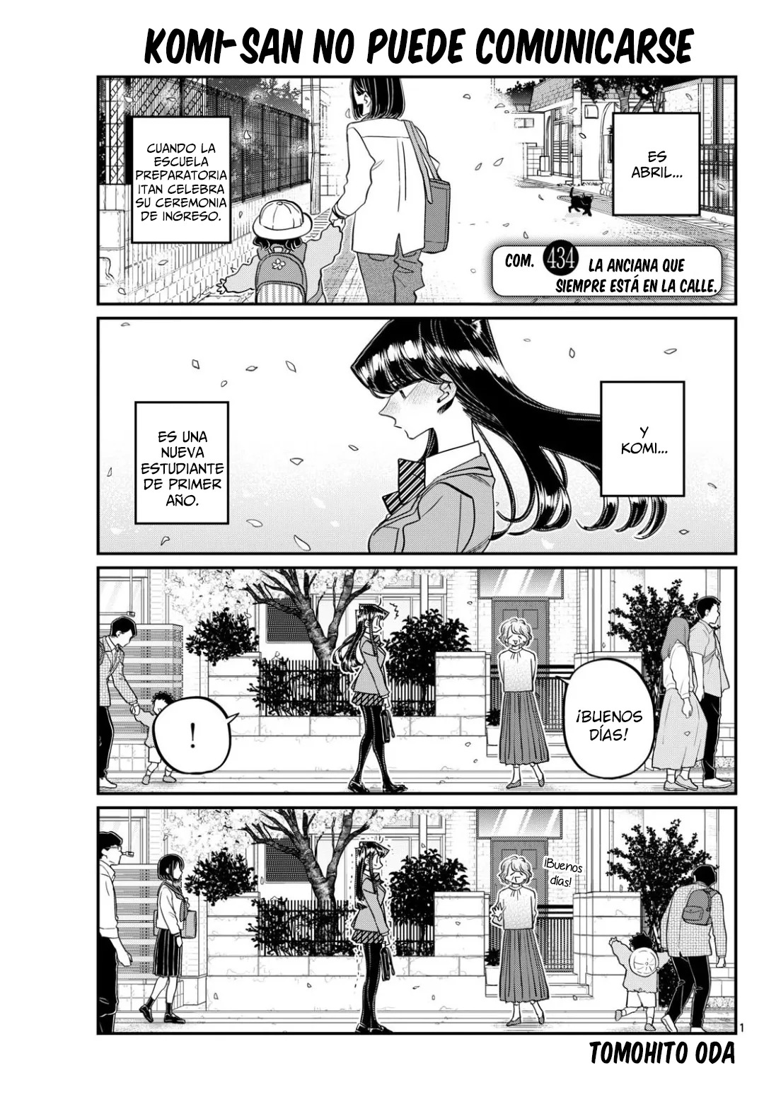 Komi-san wa Komyushou Desu Capítulo 434 en Línea - página 1