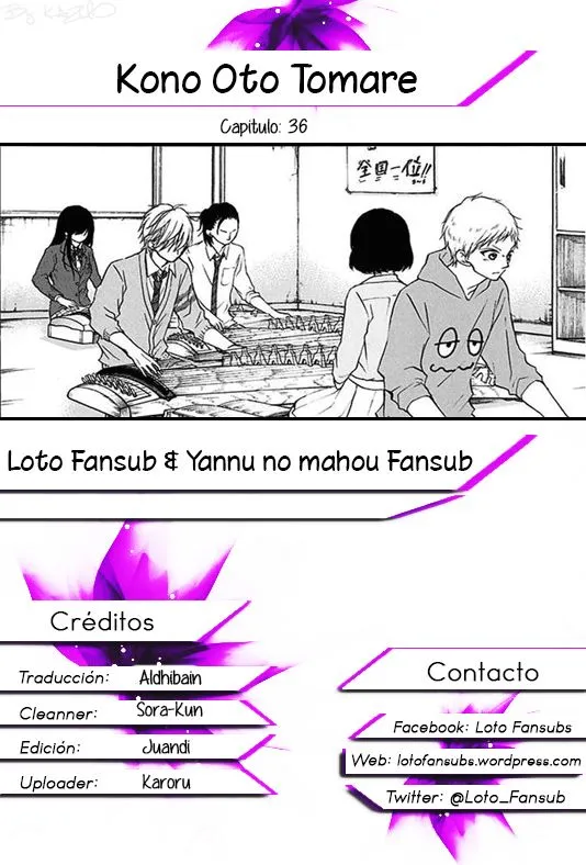 Kono Oto Tomare- Capítulo 36 en Línea - página 1