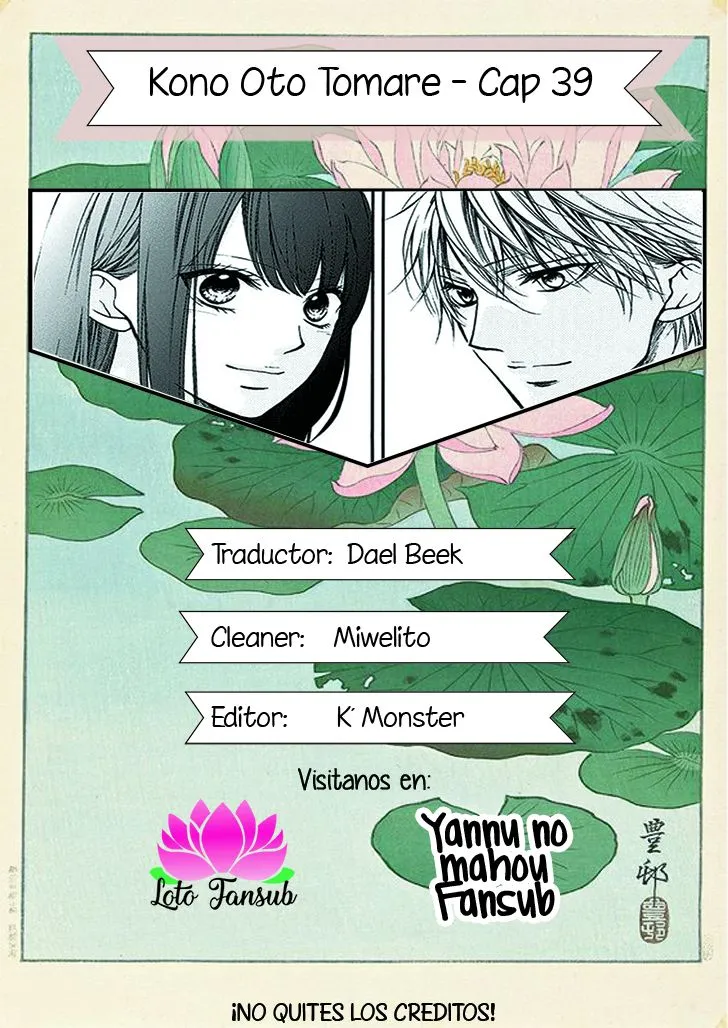 Kono Oto Tomare- Capítulo 39 en Línea - página 1