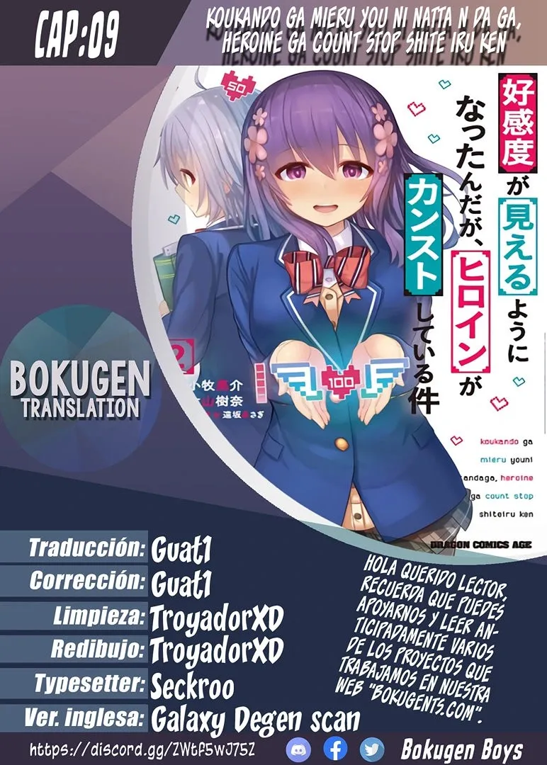 Koukando ga Mieru you ni natta n da ga, Heroine ga Count Stop shite iru Ken Capítulo 9 en Línea - página 1