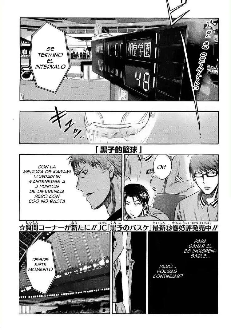Kuroko no Basket Capítulo 125 en Línea - página 1