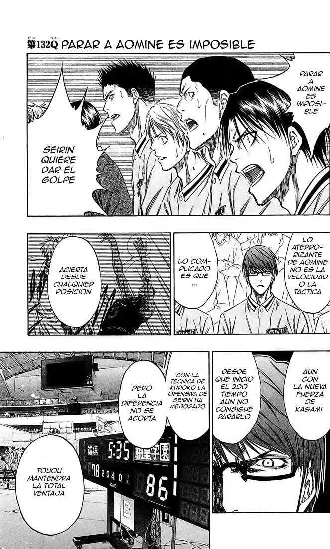 Kuroko no Basket Capítulo 132 en Línea - página 1