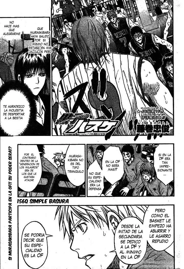 Kuroko no Basket Capítulo 156 en Línea - página 1