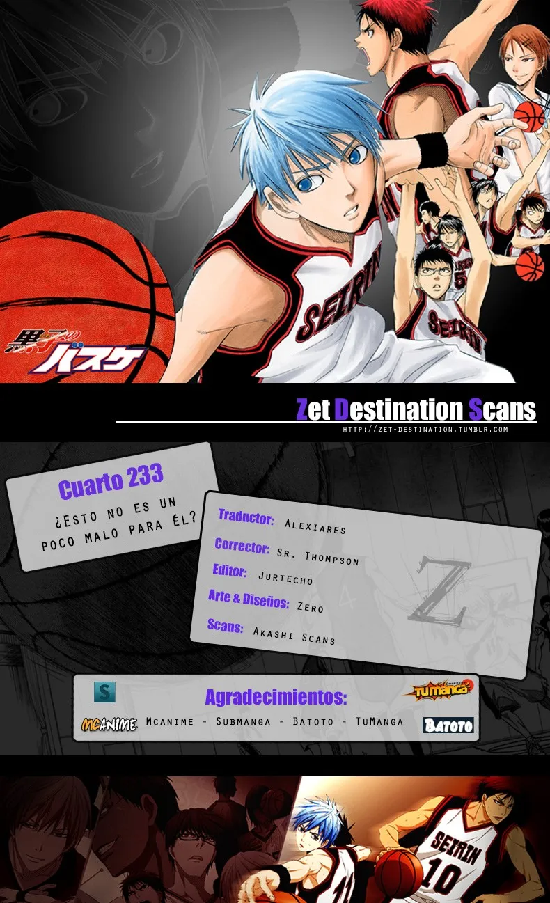 Kuroko no Basket Capítulo 233 en Línea - página 1