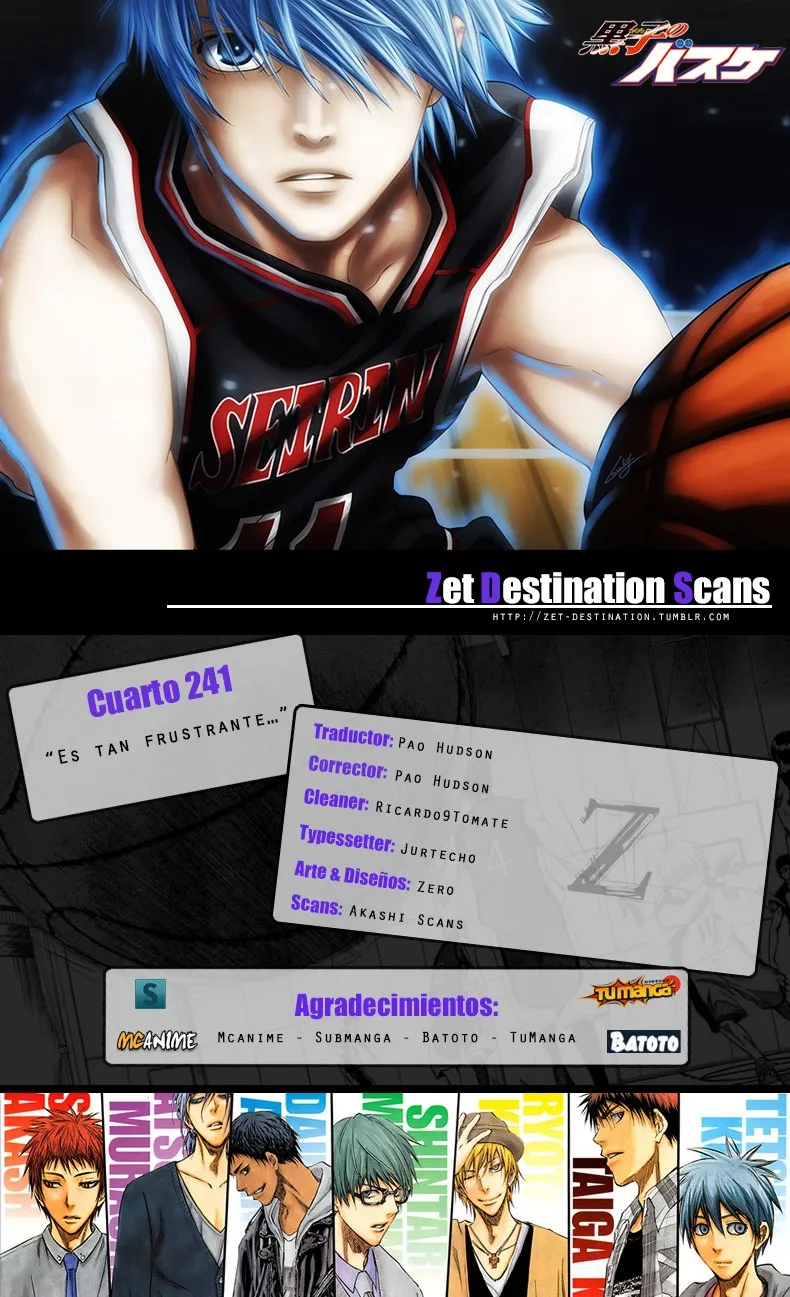 Kuroko no Basket Capítulo 241 en Línea - página 1