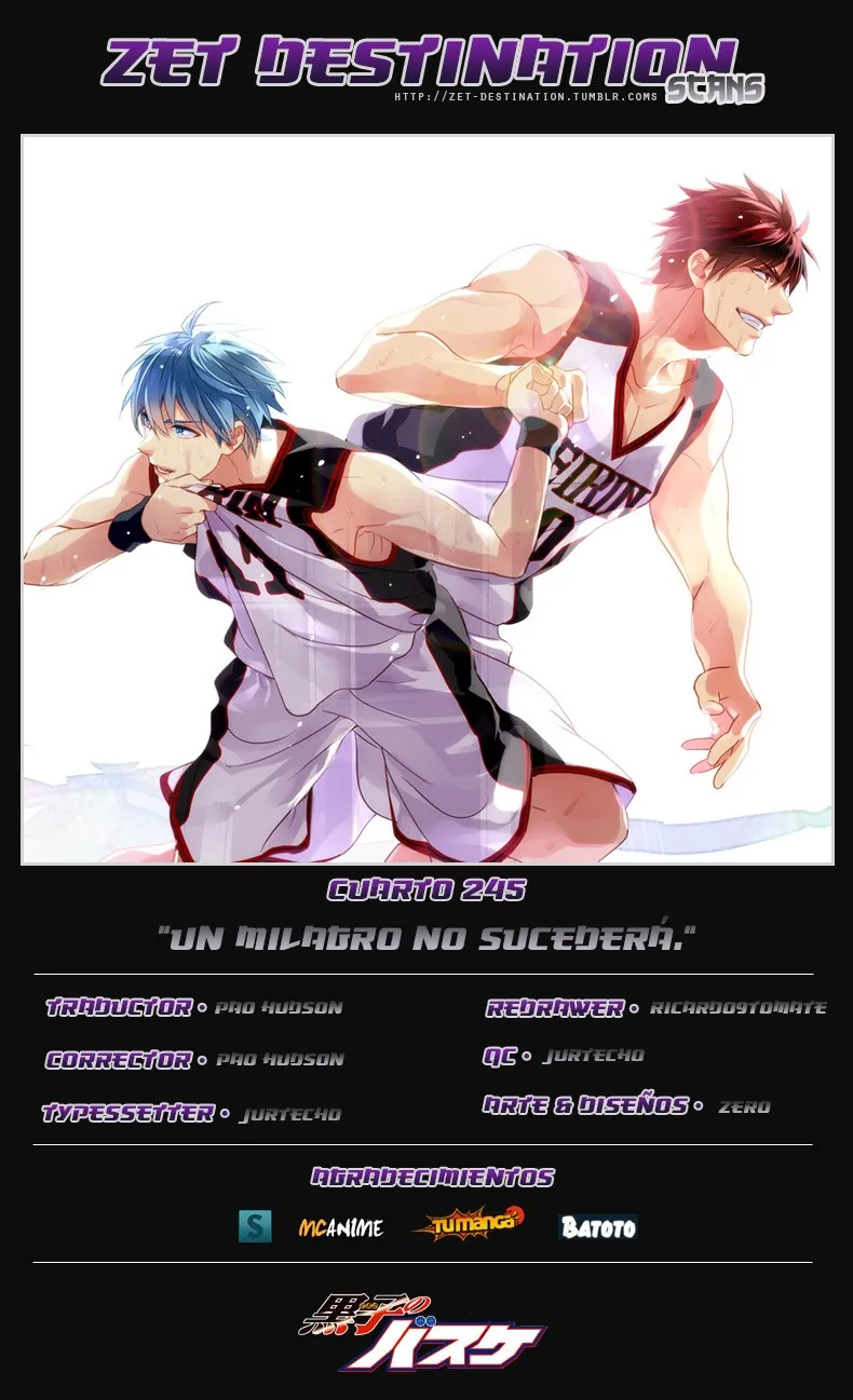 Kuroko no Basket Capítulo 245 en Línea - página 1