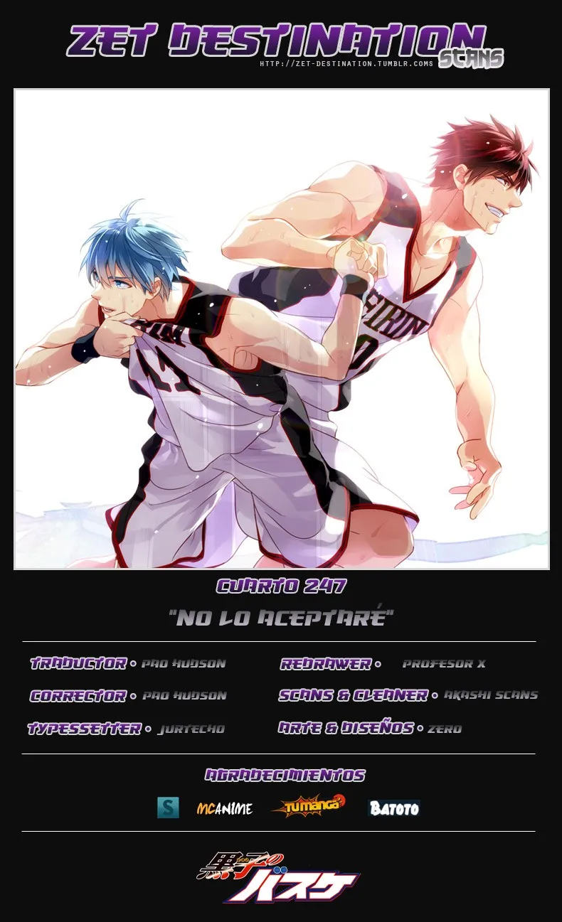 Kuroko no Basket Capítulo 247 en Línea - página 1