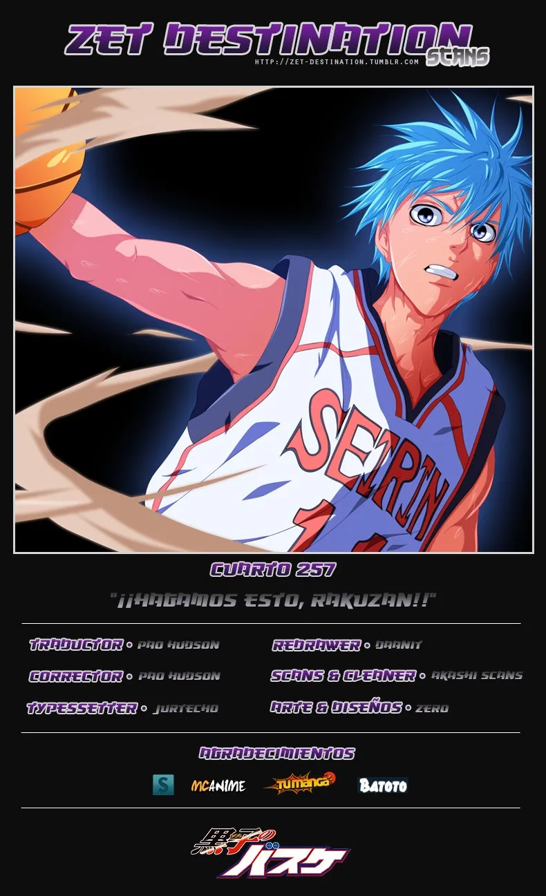 Kuroko no Basket Capítulo 257 en Línea - página 1