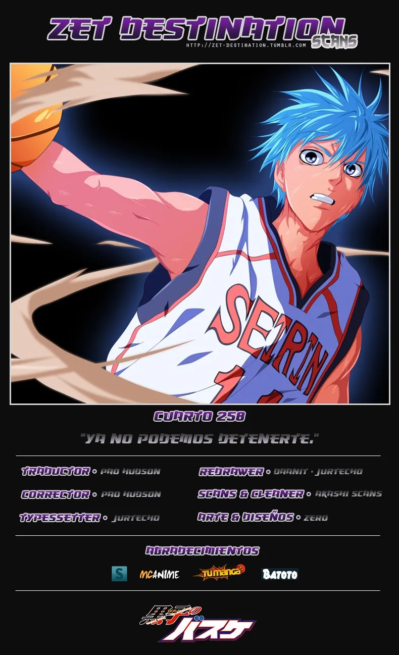 Kuroko no Basket Capítulo 258 en Línea - página 1