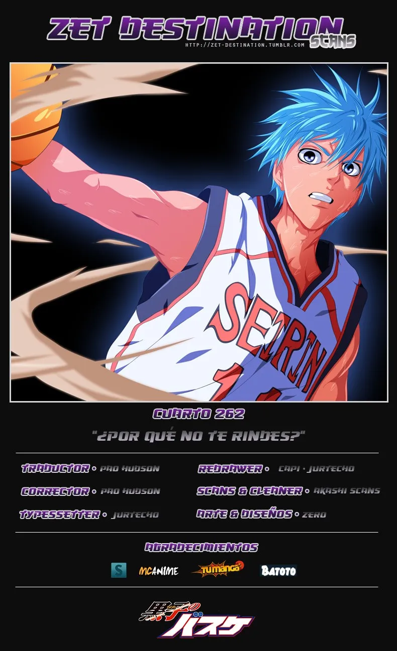 Kuroko no Basket Capítulo 262 en Línea - página 1