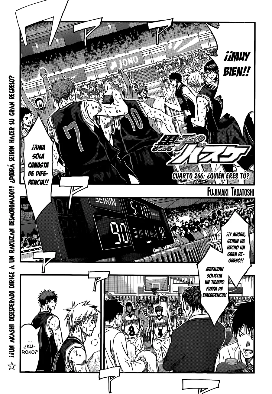 Kuroko no Basket Capítulo 266 en Línea - página 1