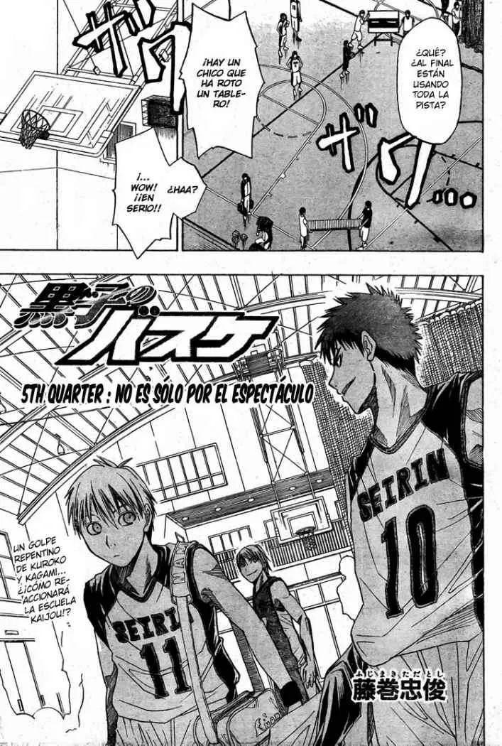 Kuroko no Basket Capítulo 5 en Línea - página 1