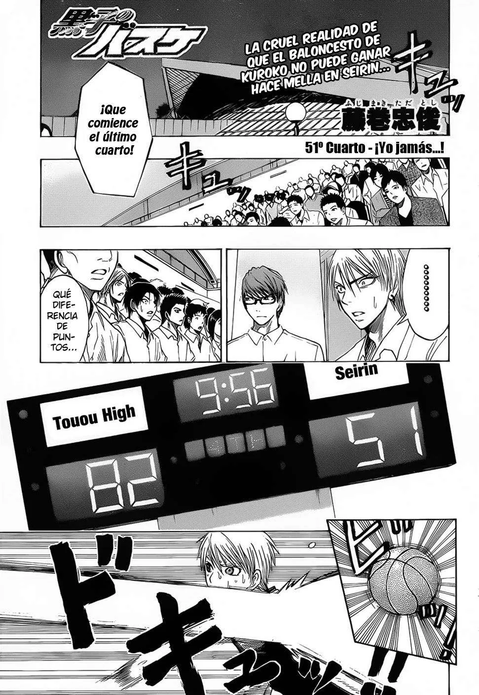 Kuroko no Basket Capítulo 51 en Línea - página 1