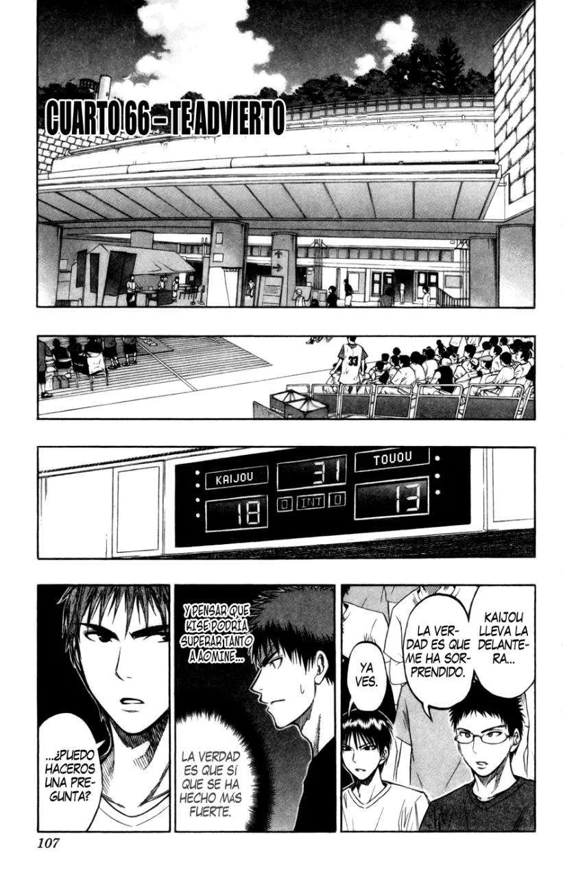 Kuroko no Basket Capítulo 66 en Línea - página 1