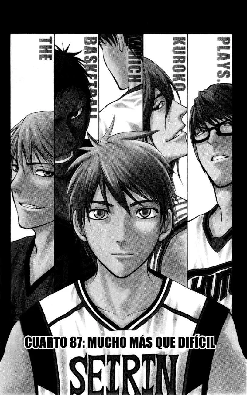 Kuroko no Basket Capítulo 87 en Línea - página 1