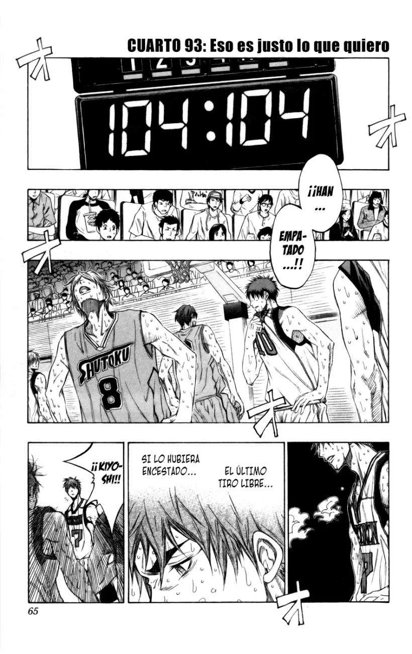 Kuroko no Basket Capítulo 93 en Línea - página 1